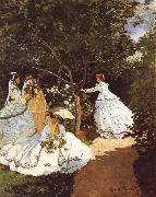 Claude Monet Femmes au jardin Women in the Garden Frauen im Gaten USA oil painting artist